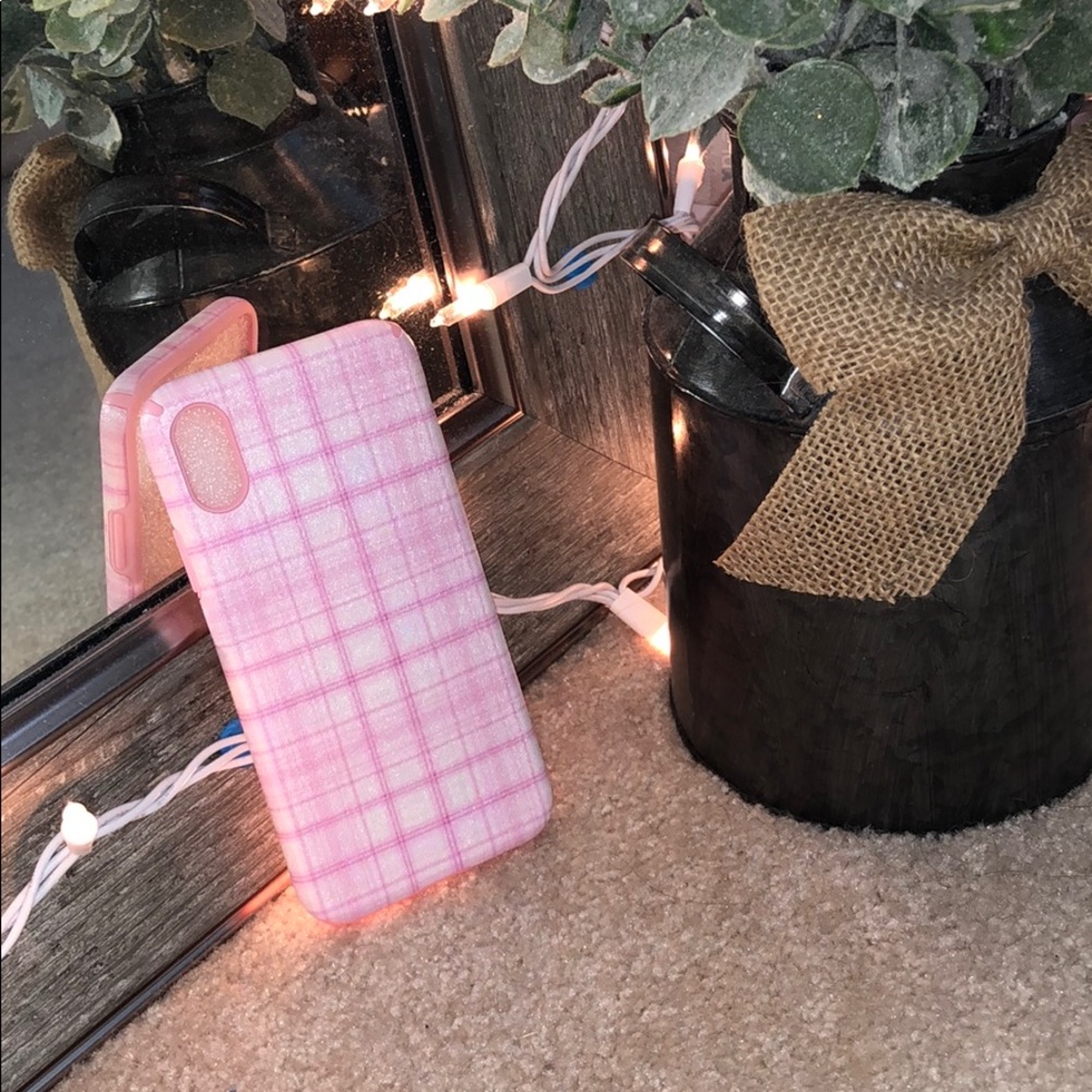 2 FOR 12  ✰✰✰✰ plaid iphone x case